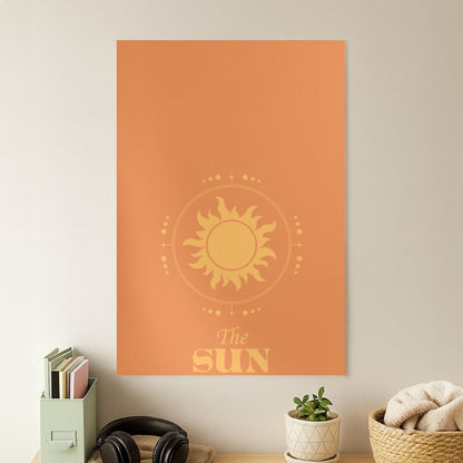The Sun Orange Poster