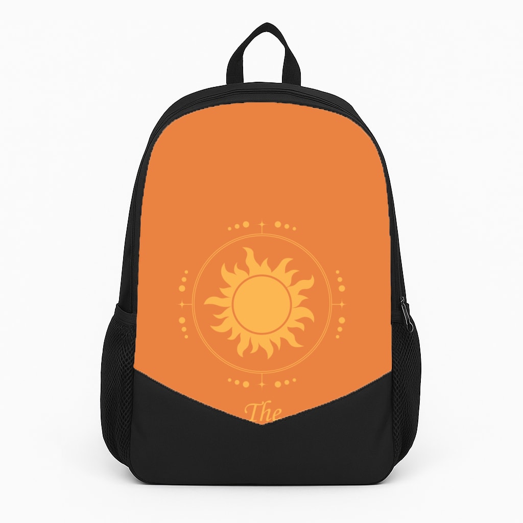 The Sun Orange Backpack