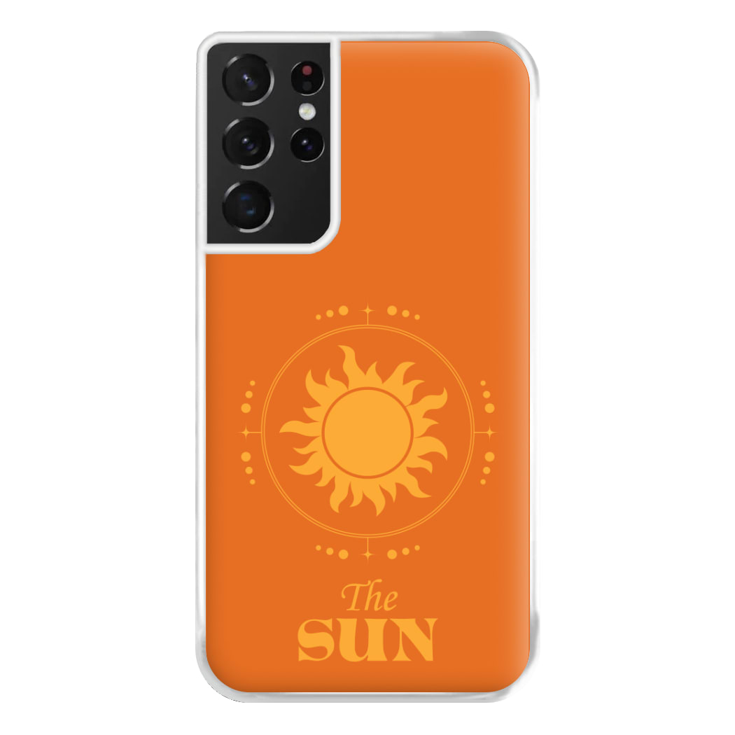 The Sun Orange Phone Case for Galaxy S21 Ultra