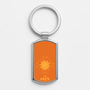 The Sun Orange Luxury Keyring 1