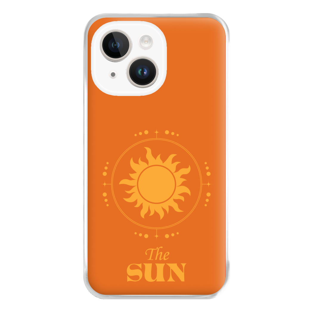 The Sun Orange Phone Case for iPhone 14 Plus