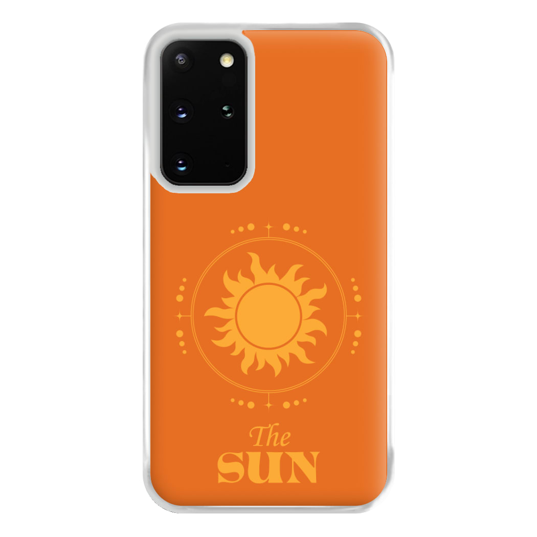 The Sun Orange Phone Case for Galaxy S20 Plus