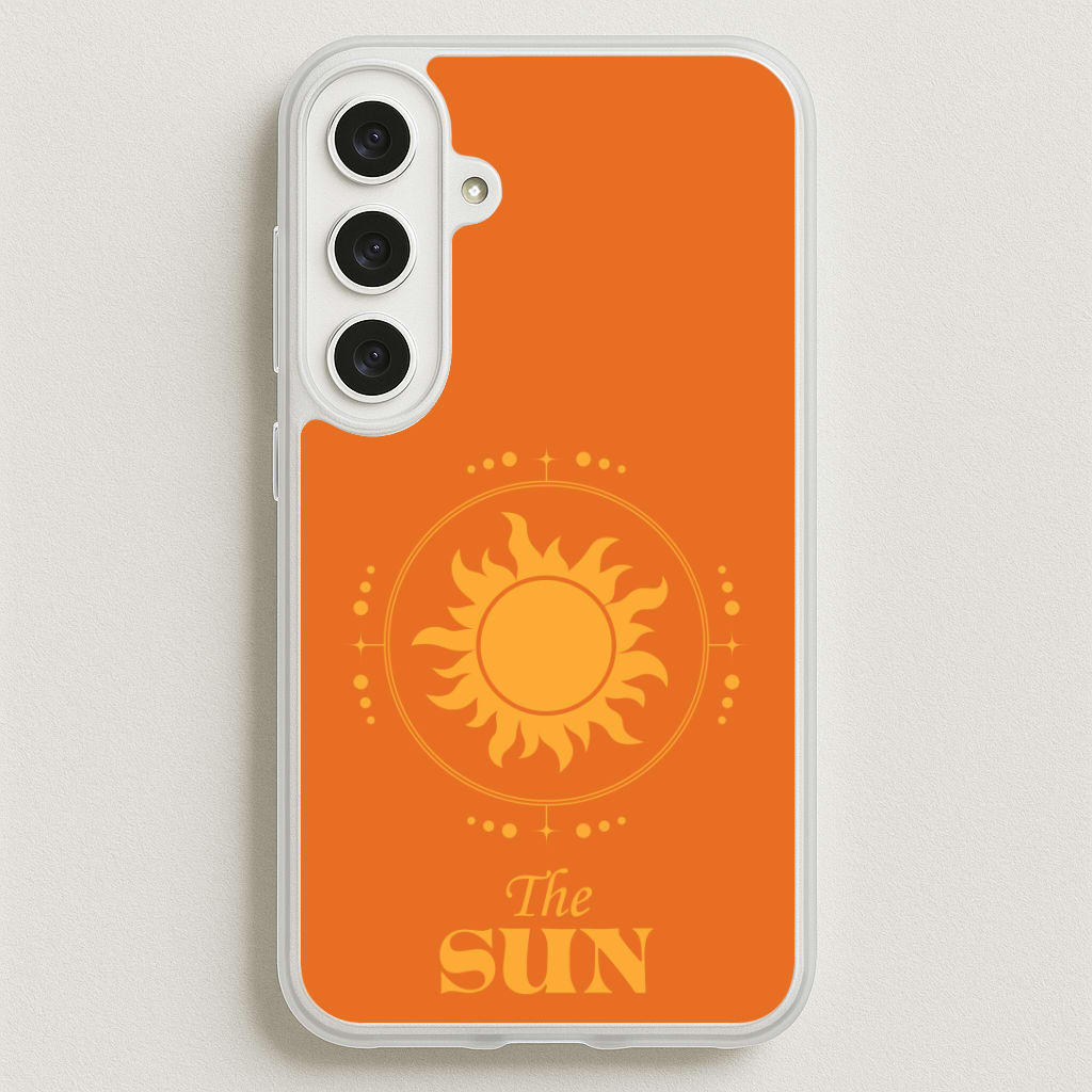 The Sun Orange Phone Case for Galaxy S25FE