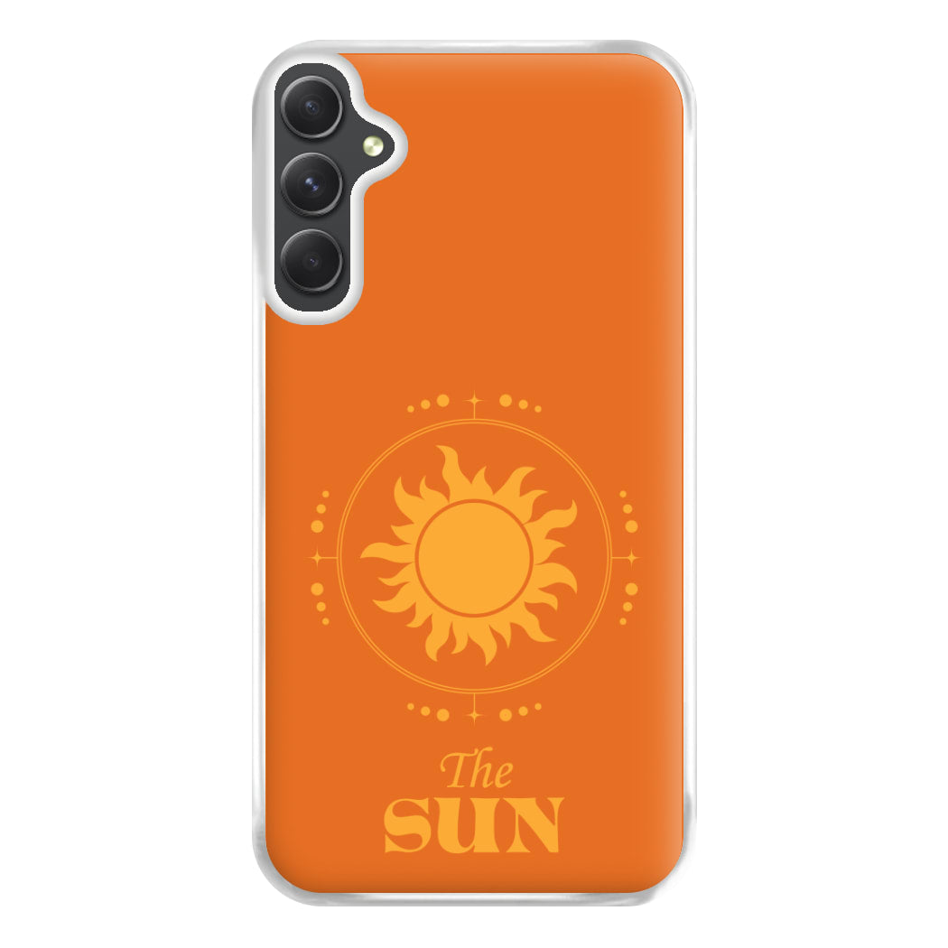 The Sun Orange Phone Case for Galaxy A34