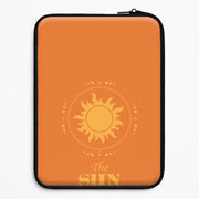 The Sun Orange Laptop Sleeve 1