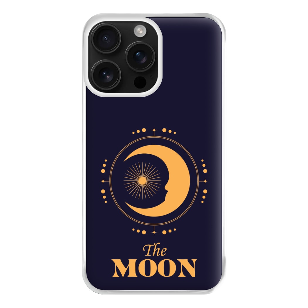 The Moon Dark Blue Phone Case for iPhone 16 Pro Max