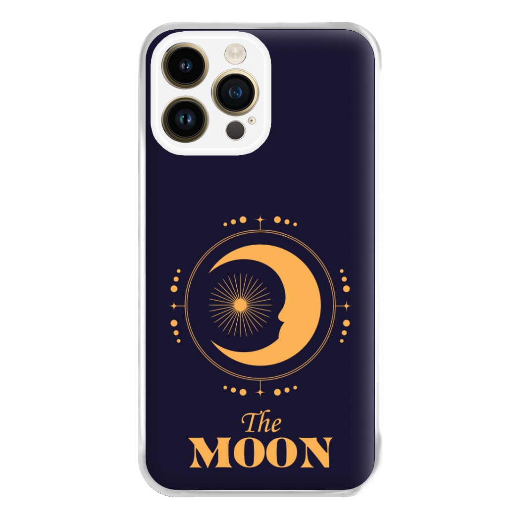 The Moon Dark Blue Phone Case for iPhone 14 Pro Max