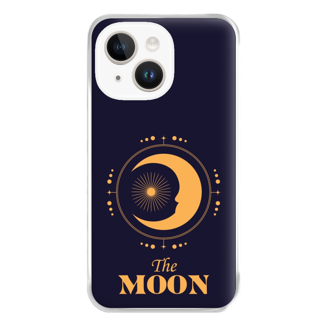 The Moon Dark Blue Phone Case for iPhone 14 Plus
