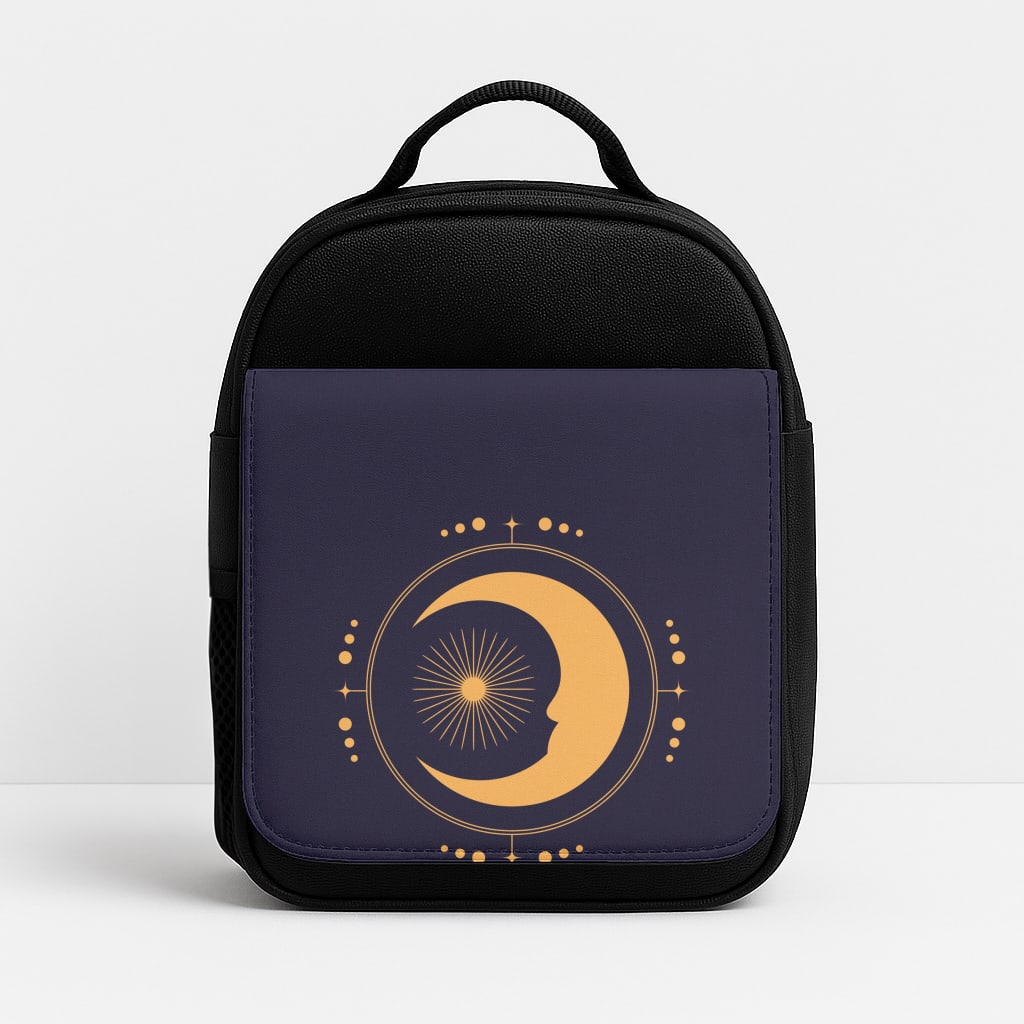 The Moon Dark Blue Insulated Lunchbox