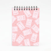 Pastel Pink Tarot Cards Pattern Notebook 4