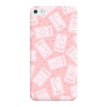 Pastel Pink Tarot Cards Pattern Phone Case for iPhone 5 / 5s / SE 2016