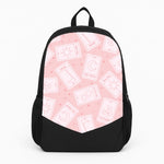Pastel Pink Tarot Cards Pattern Large Backpack