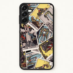 Tarot Cards Collage Pattern Phone Case for Galaxy A57