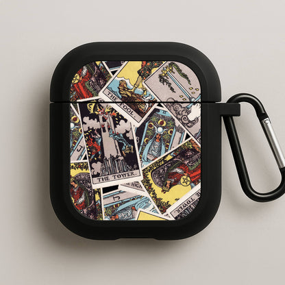 Tarot Cards Collage Pattern AirPods Case