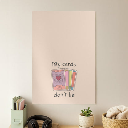 My Cards, Don't Lie Poster