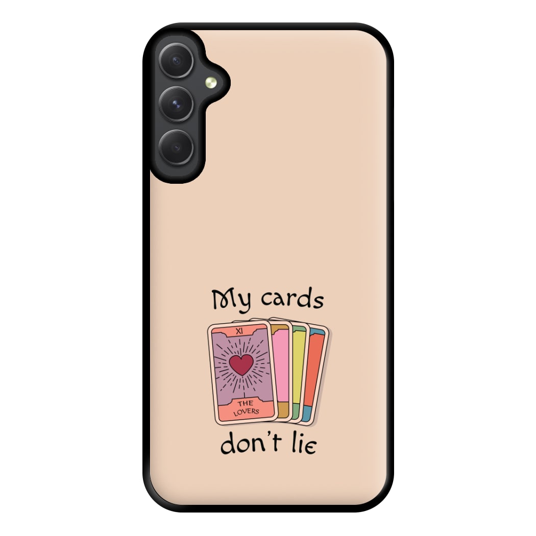 My Cards, Don't Lie Phone Case for Galaxy A34