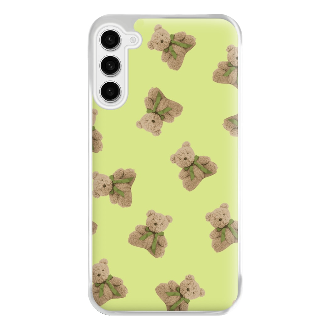 Green Teddy Bears Phone Case for Galaxy S23FE