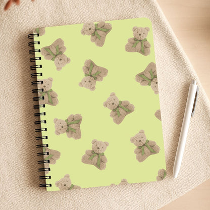 Green Teddy Bears Notepad
