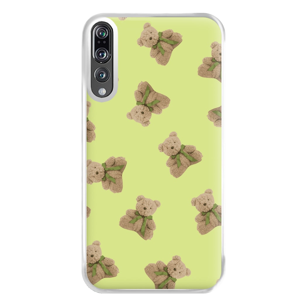Green Teddy Bears Phone Case for Huawei P20 Pro