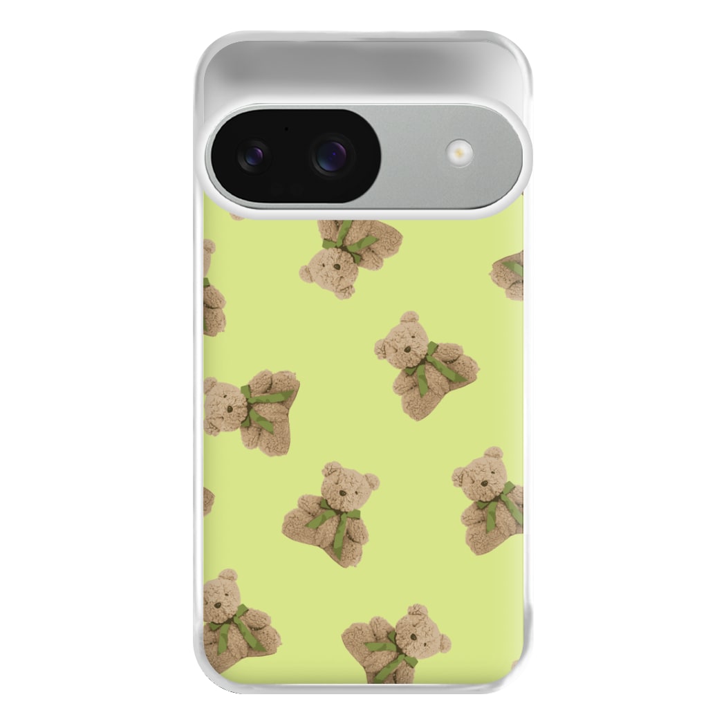 Green Teddy Bears Phone Case for Google Pixel 9 / 9 Pro