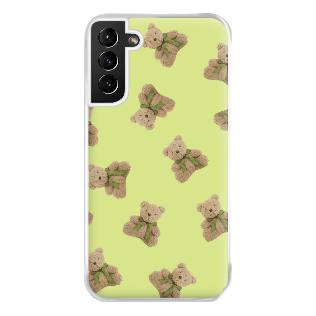 Green Teddy Bears Phone Case for Galaxy S21 Plus