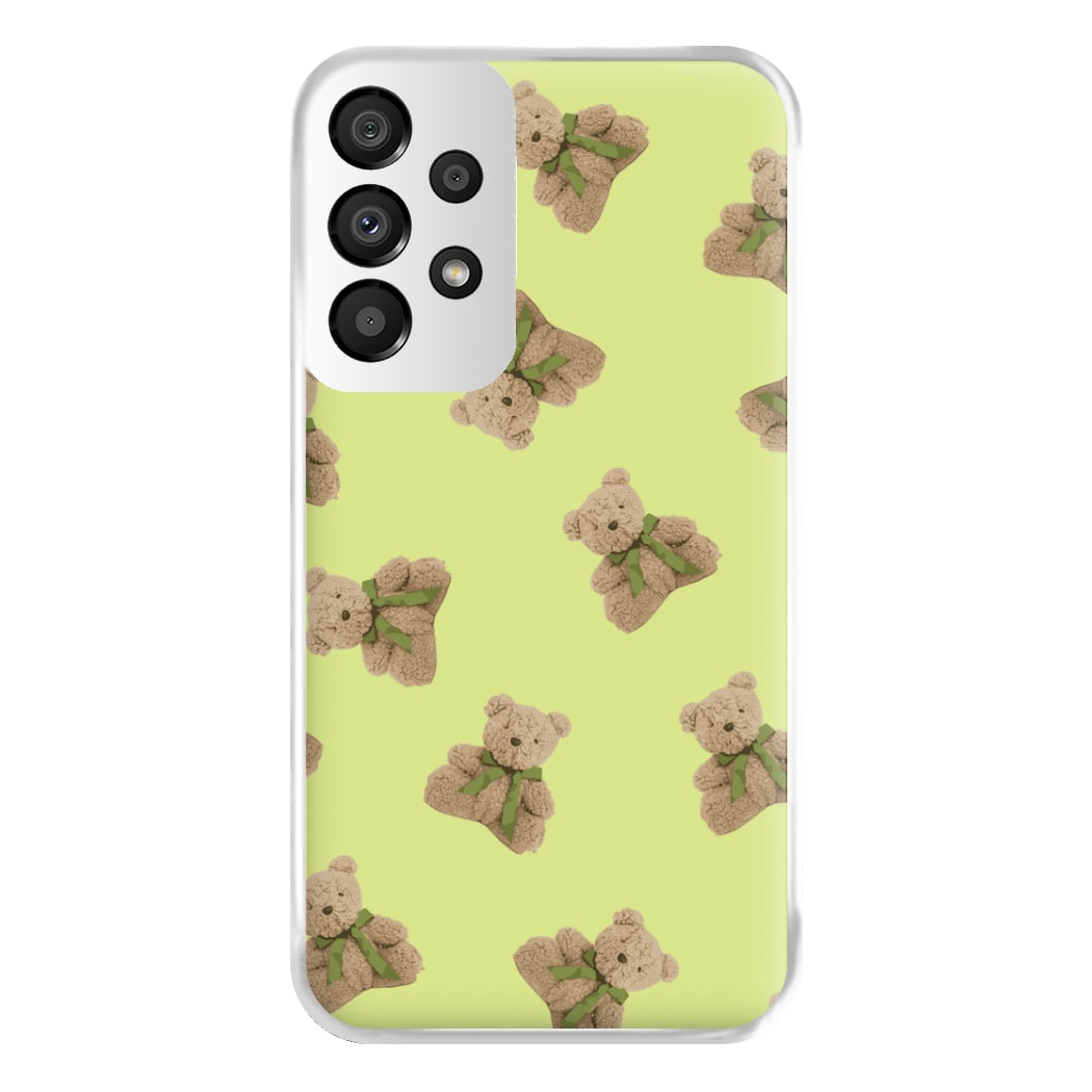 Green Teddy Bears Phone Case for Galaxy A33
