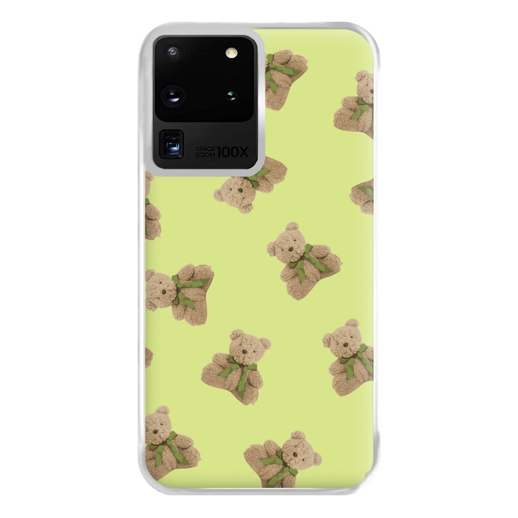 Green Teddy Bears Phone Case for Galaxy S20 Ultra