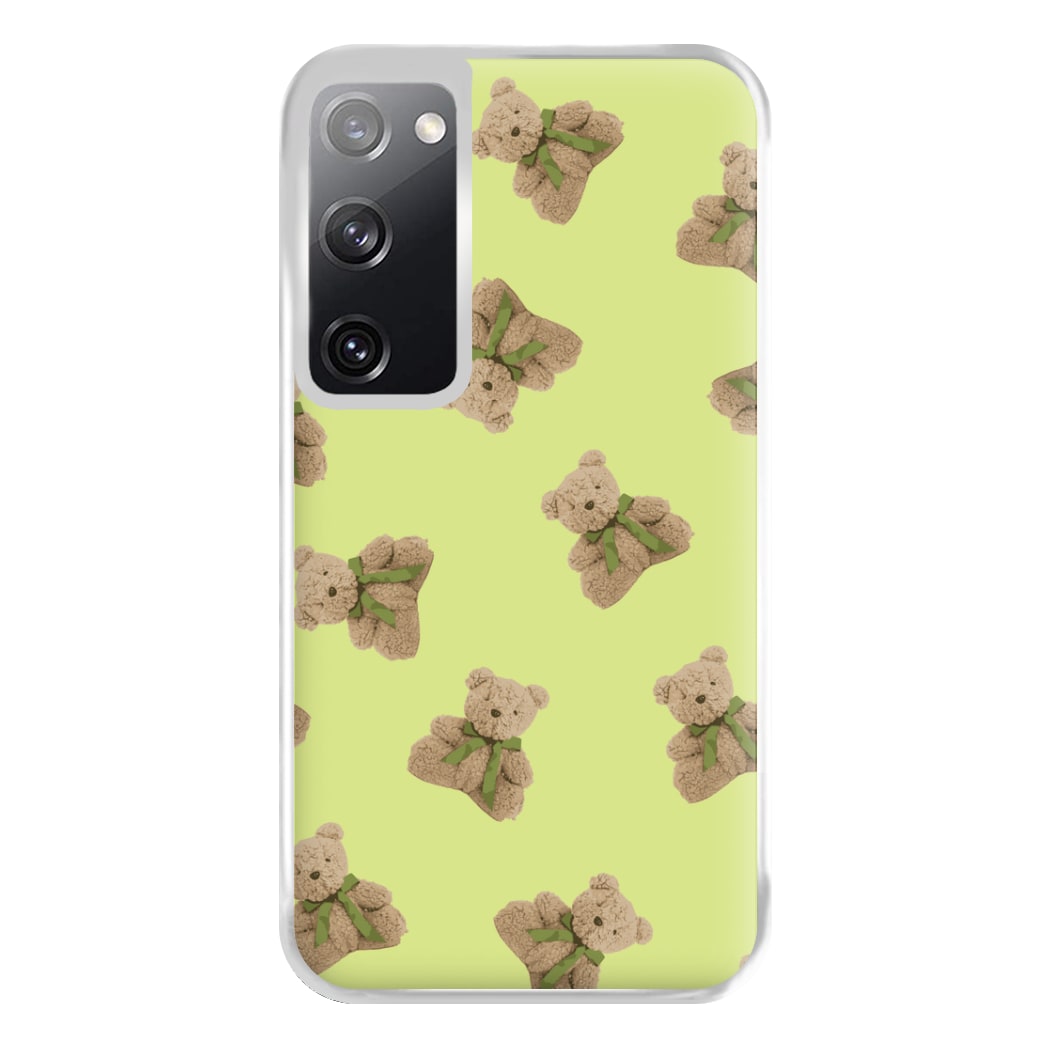 Green Teddy Bears Phone Case for Galaxy S20