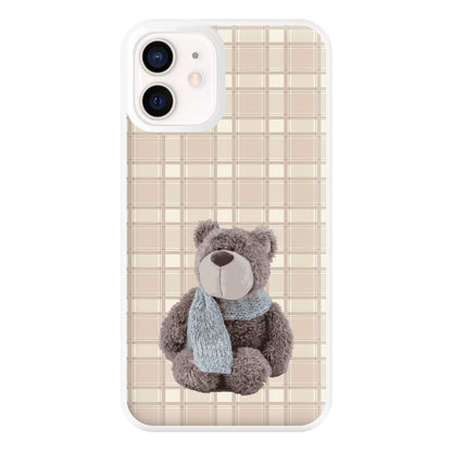 Tartan Teddy Bear  Phone Case for iPhone 13 Mini