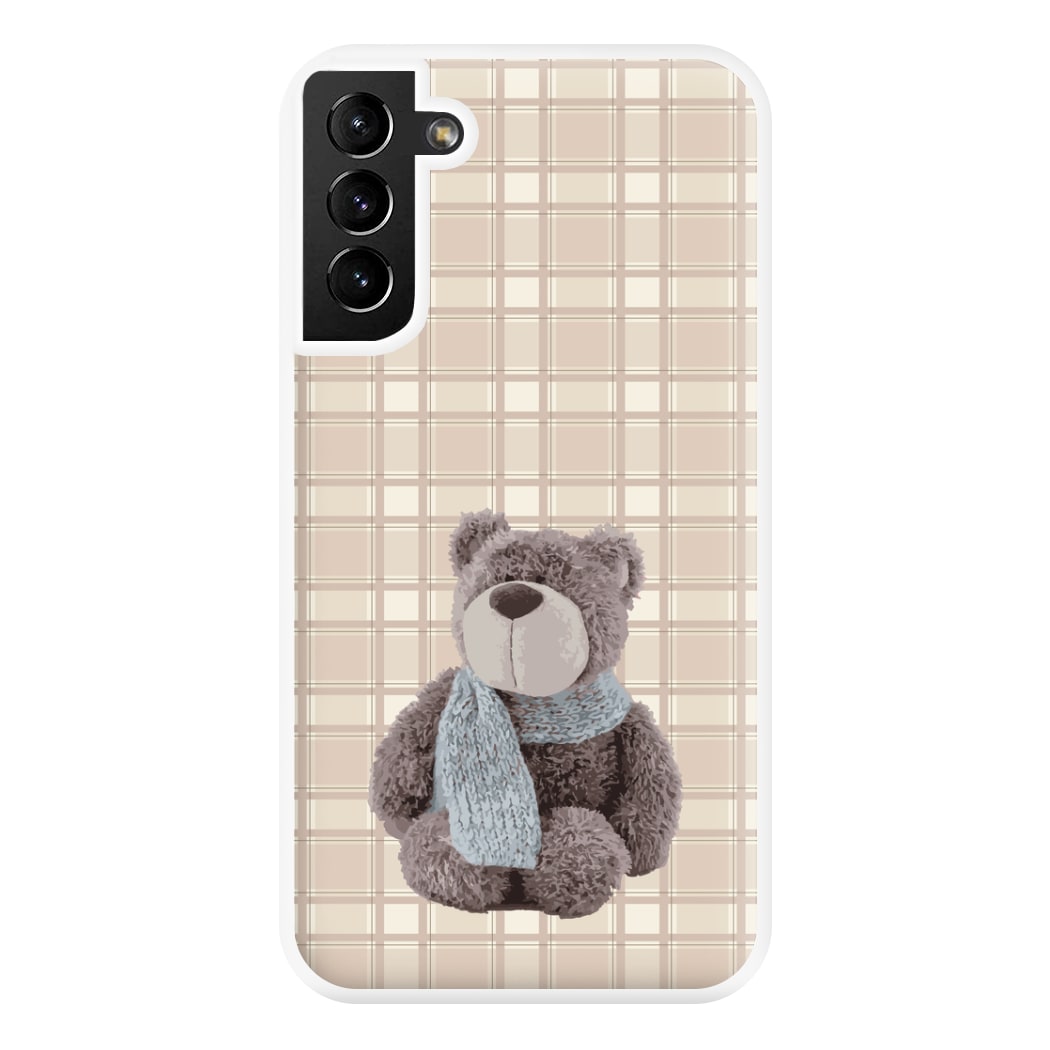 Tartan Teddy Bear  Phone Case for Galaxy S21 Plus