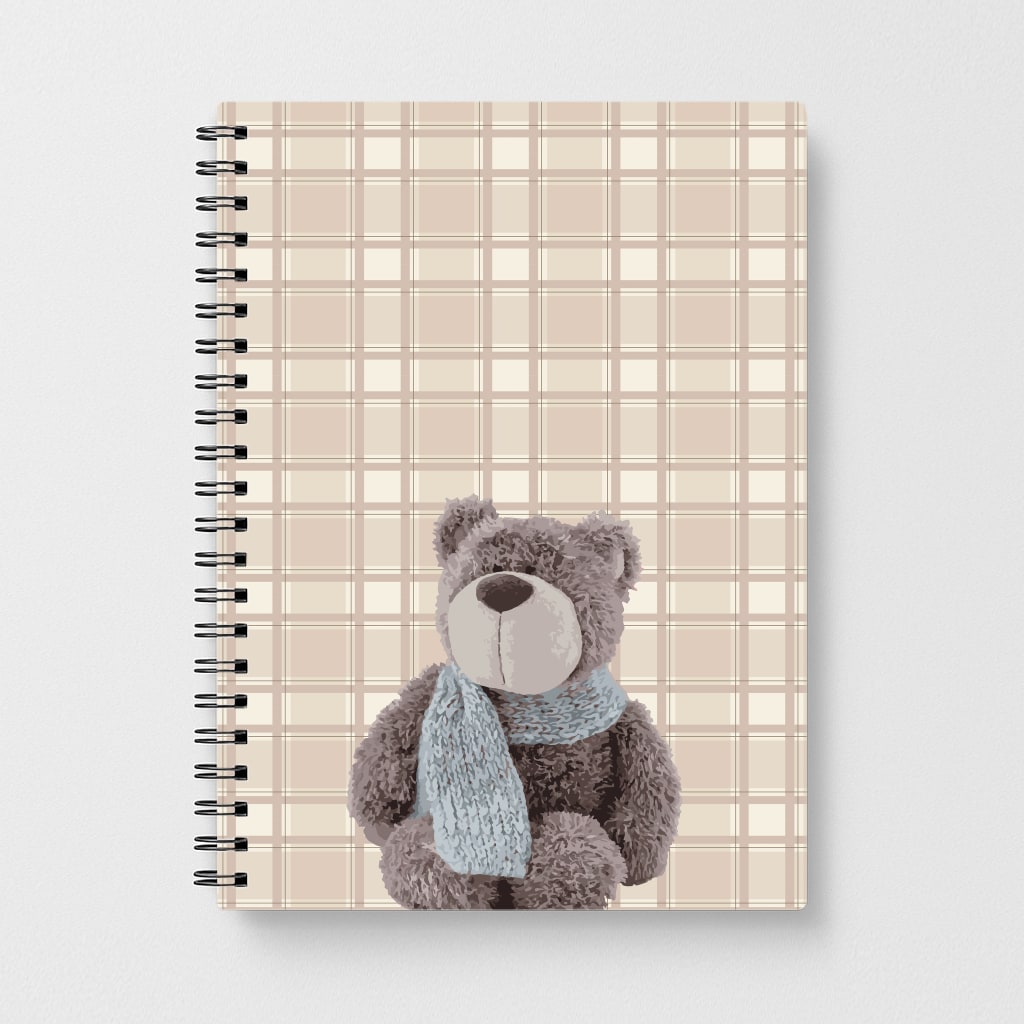 Tartan Teddy Bear  Notebook