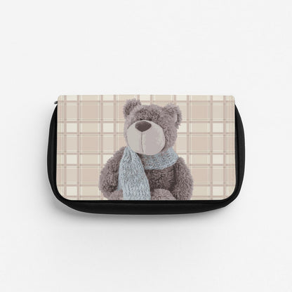 Tartan Teddy Bear  Pencil Case