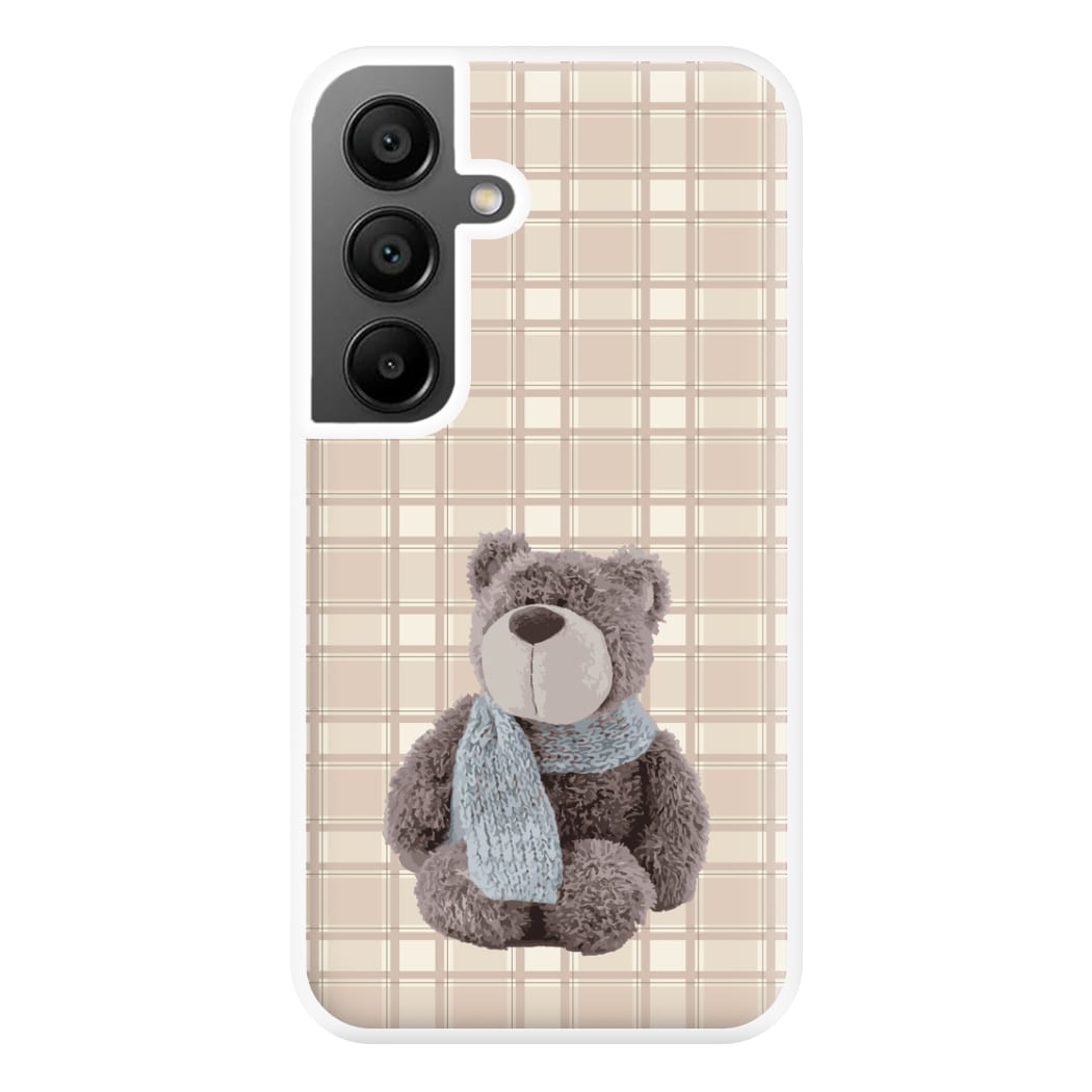 Tartan Teddy Bear  Phone Case for Galaxy A56