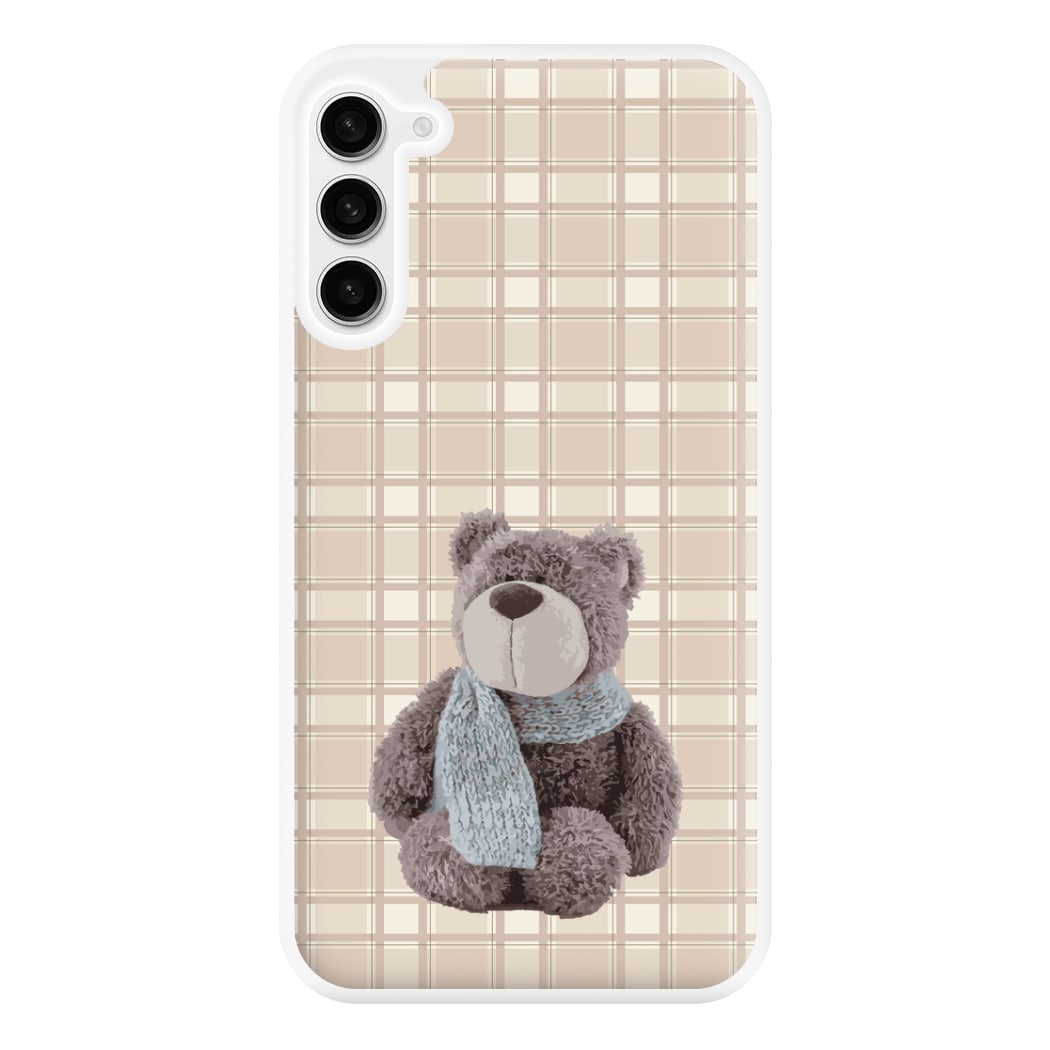 Tartan Teddy Bear  Phone Case for Galaxy S23FE