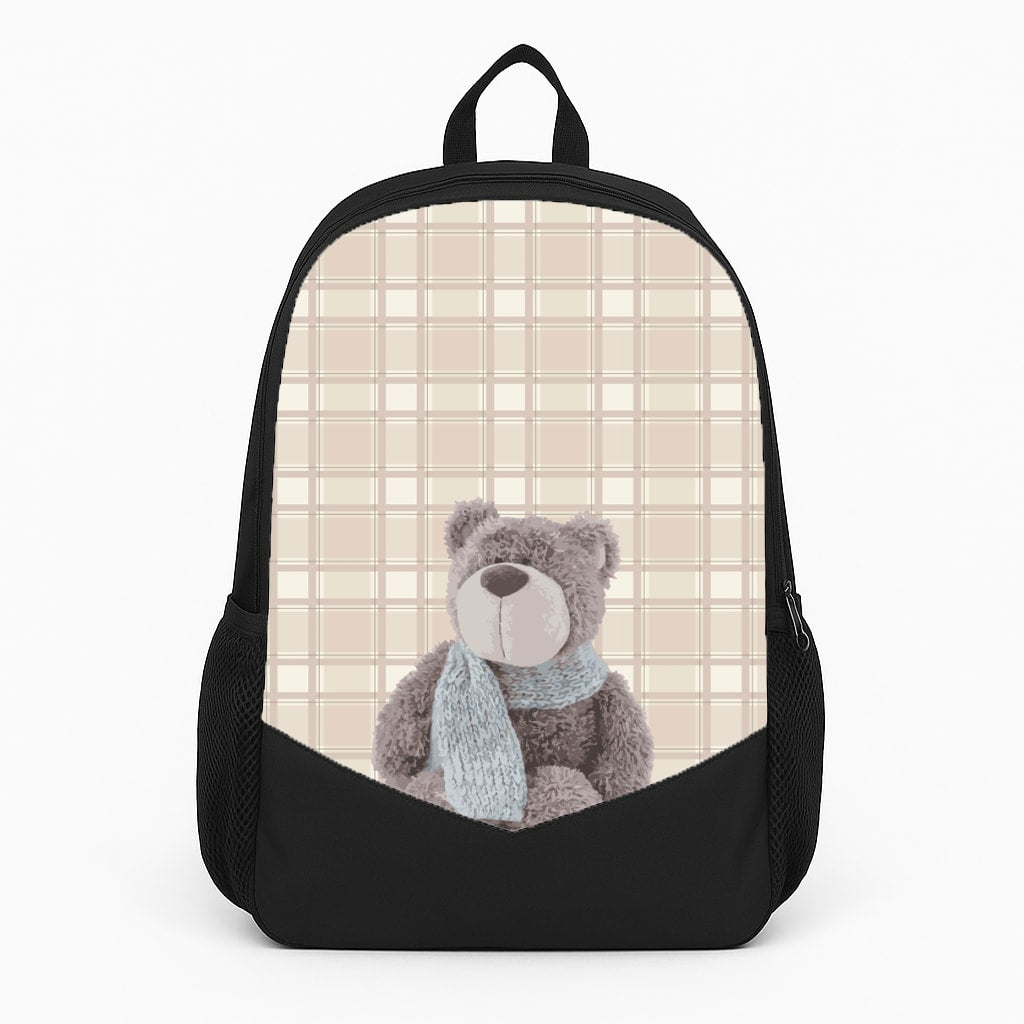 Tartan Teddy Bear  Backpack
