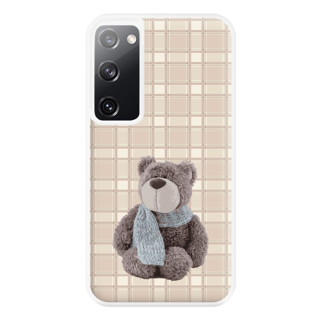 Tartan Teddy Bear  Phone Case for Galaxy S20