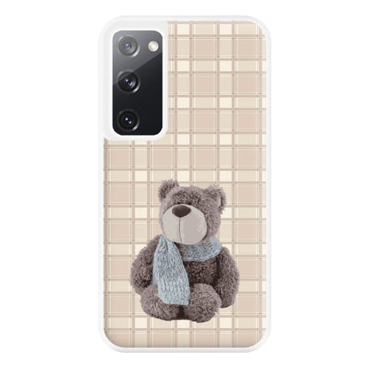 Tartan Teddy Bear  Phone Case for Galaxy S20FE