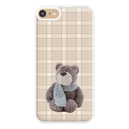 Tartan Teddy Bear  Phone Case for iPhone 6 / 7 / 8 / SE