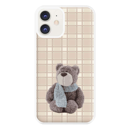 Tartan Teddy Bear  Phone Case for iPhone 12 / 12 Pro