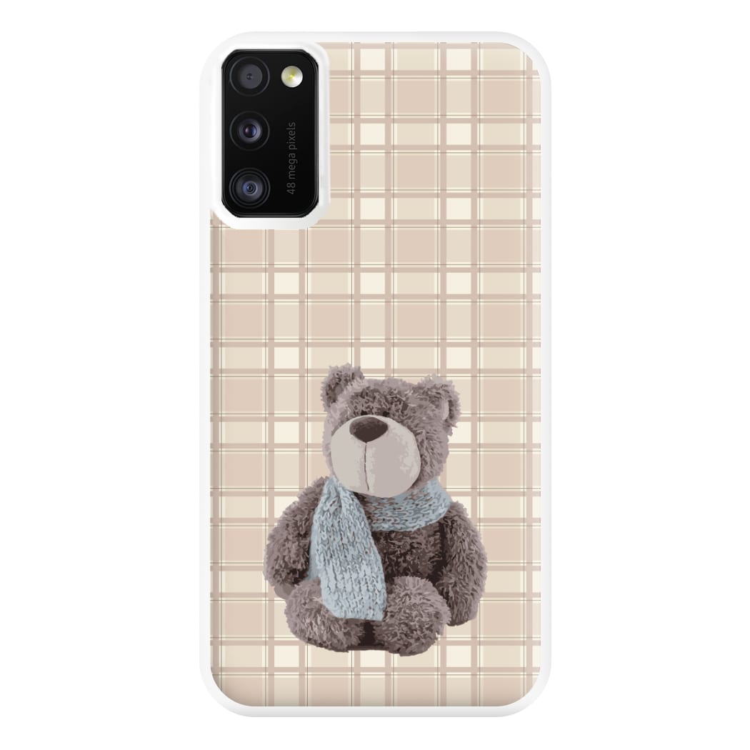 Tartan Teddy Bear  Phone Case for Galaxy A41