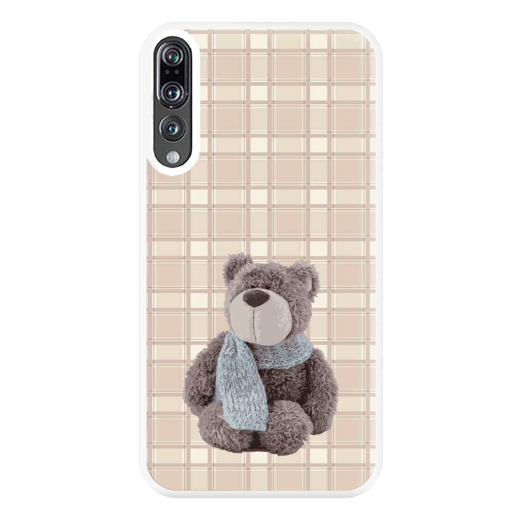 Tartan Teddy Bear  Phone Case for Huawei P20 Pro