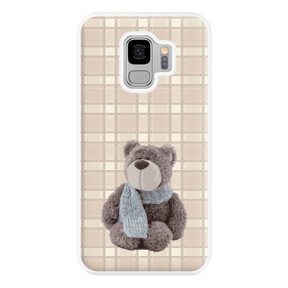 Tartan Teddy Bear  Phone Case for Galaxy S9 Plus