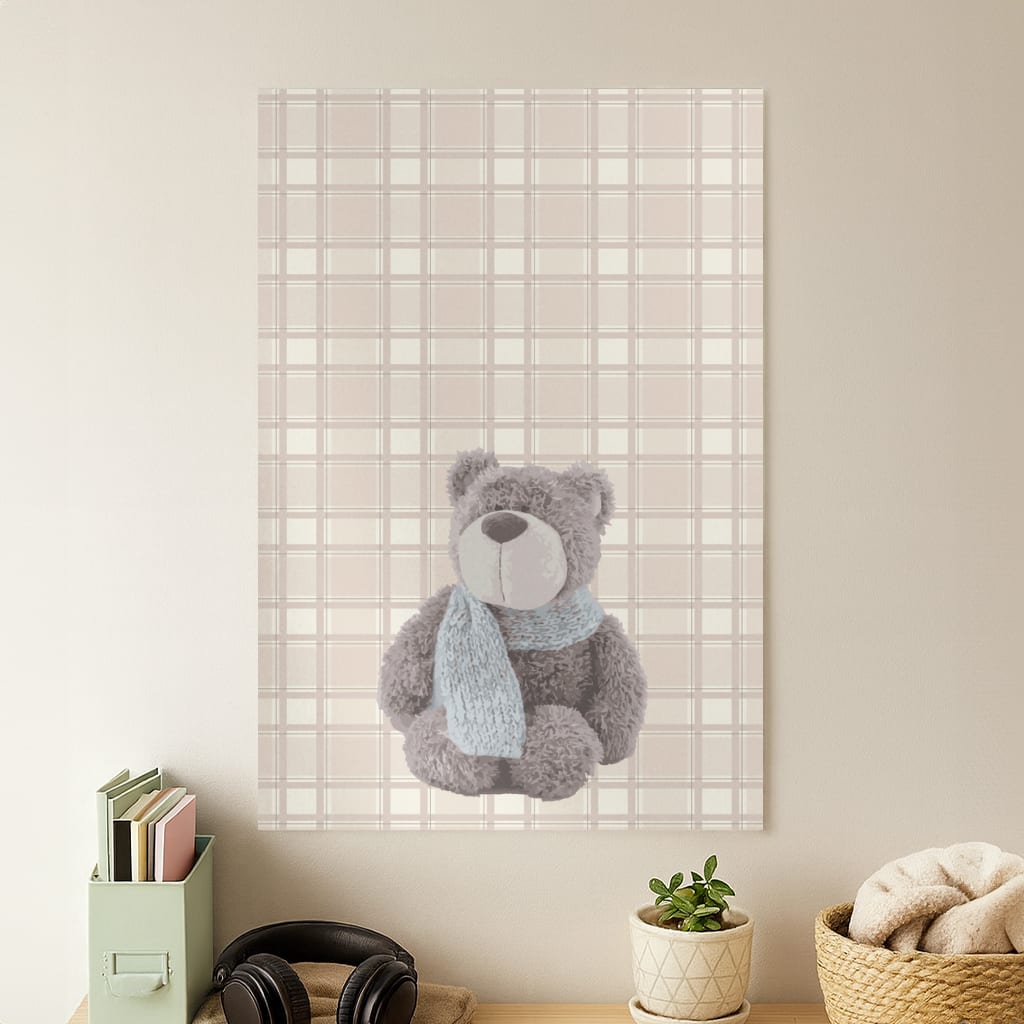 Tartan Teddy Bear  Poster