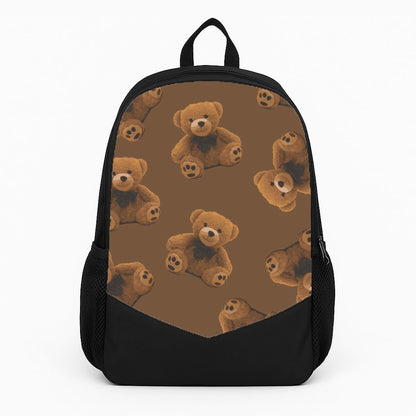 Cute Brown Bear Pattern Backpack