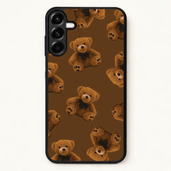 Cute Brown Bear Pattern Phone Case for Galaxy A57