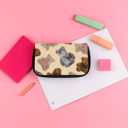 Assortment Of Teddies Pattern Pencil Case