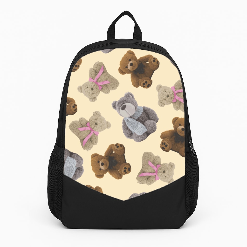 Assortment Of Teddies Pattern Backpack