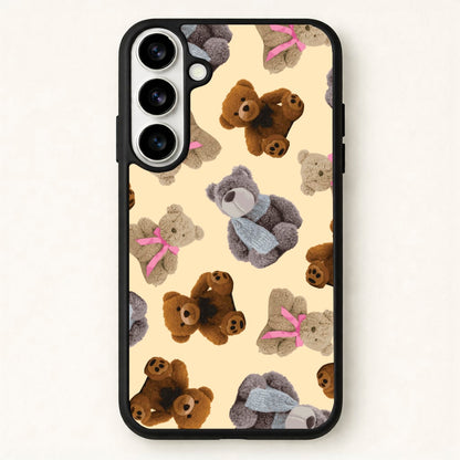 Assortment Of Teddies Pattern Phone Case for Galaxy S26 Plus