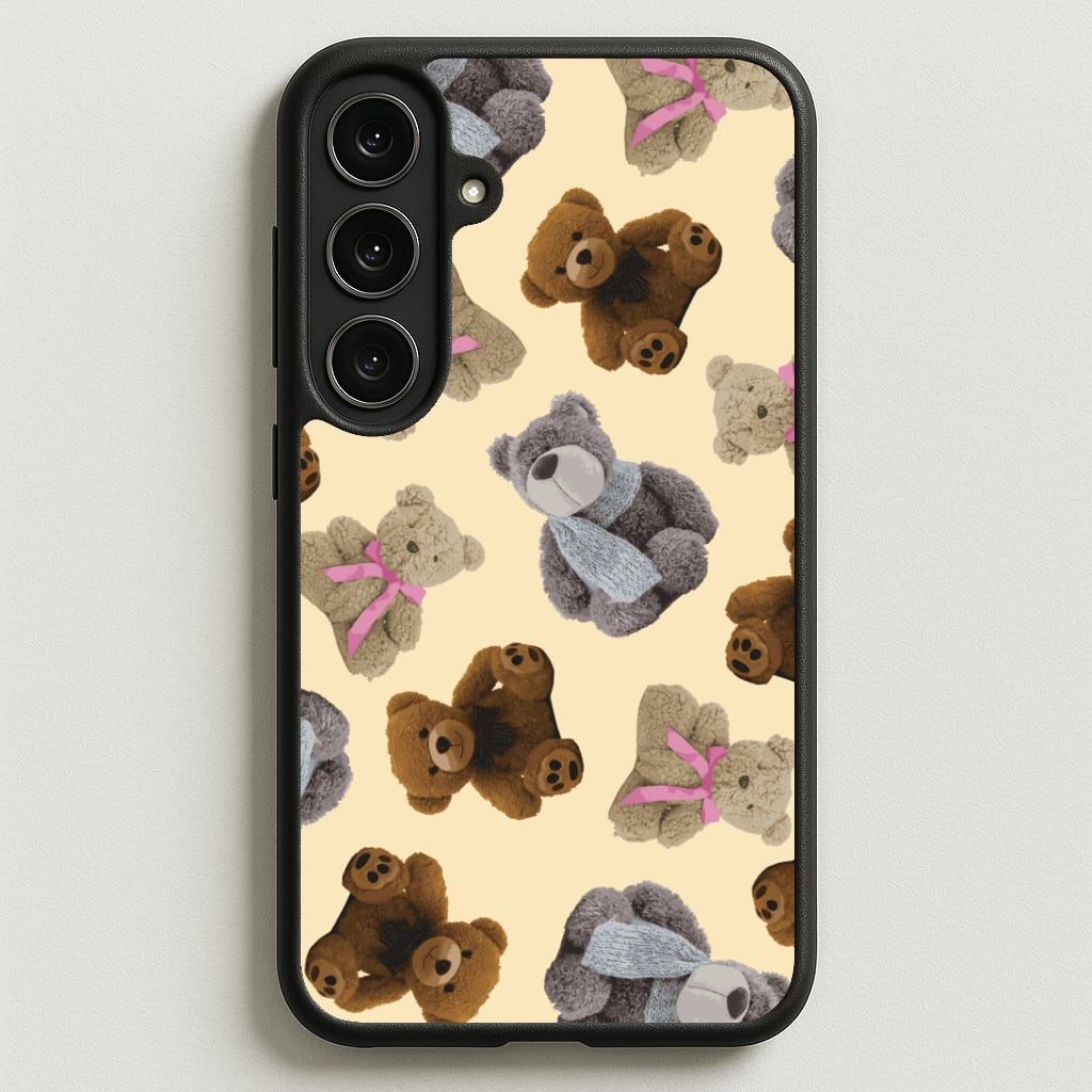 Assortment Of Teddies Pattern Phone Case for Galaxy S25FE