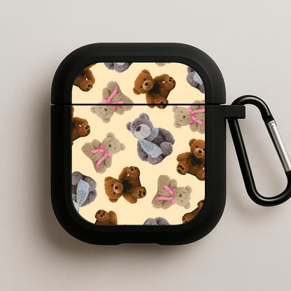 Assortment Of Teddies Pattern AirPods Case